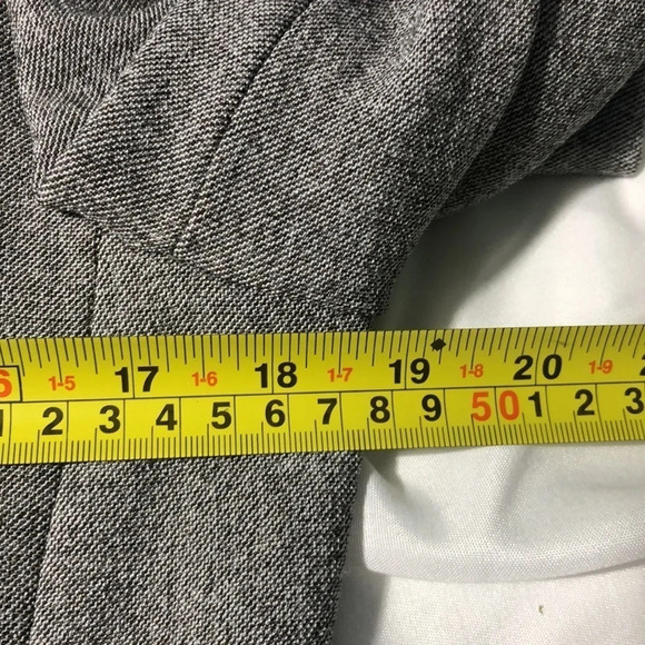 Anne Klein Blazer - Grey - 3 Button Front Shoulder Pads  Size 8 - Picture 10 of 10
